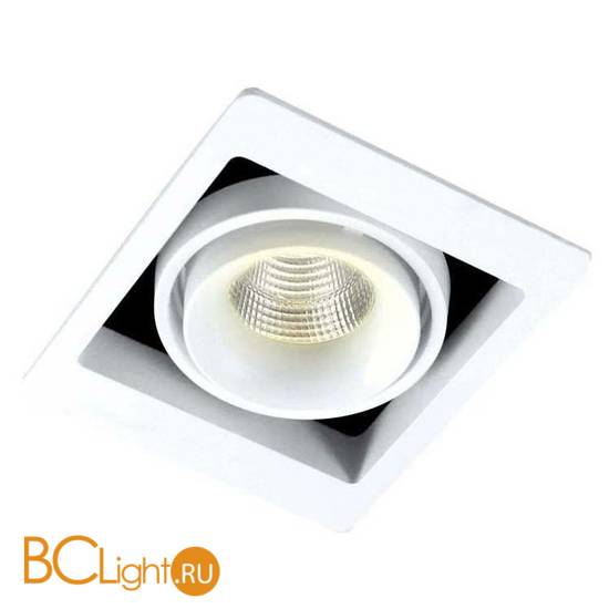 Встраиваемый спот (точечный светильник) Donolux DL18615/01WW-SQ White/Black