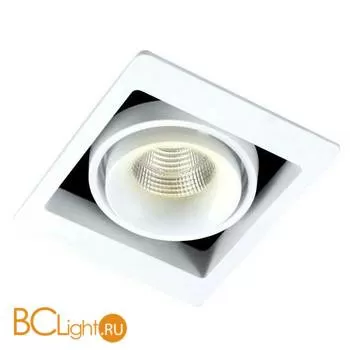 Встраиваемый спот (точечный светильник) Donolux DL18615/01WW-SQ White/Black