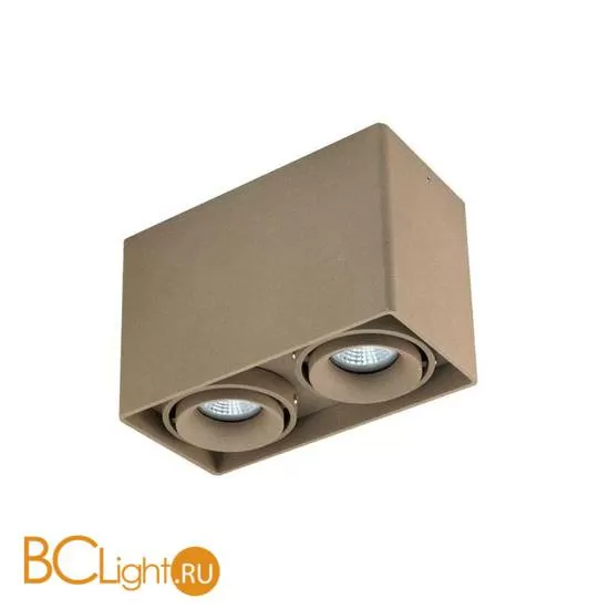 Накладной светодиодный точечный светильник Donolux Lumme DL18610/02WW-SQ Champagne