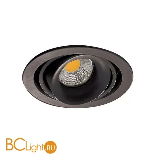 Встраиваемый светильник Donolux Lumme DL18615/01WW-R Shiny black/Black