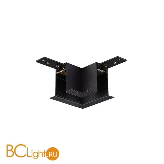 L-образный угол-соединитель для встраиваемого магнитного шинопровода Donolux Magic track L corner DLM01/Black