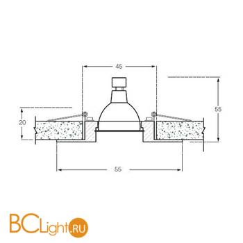 Встраиваемый светильник Donolux N1508/79 - Схема