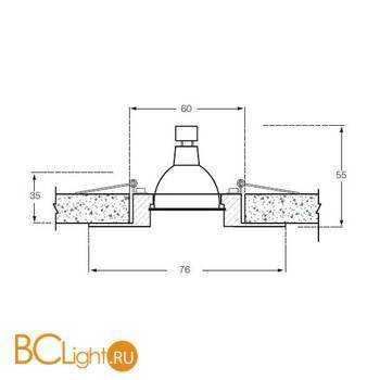 Встраиваемый светильник Donolux SN1510/02 - Схема