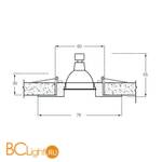Встраиваемый светильник Donolux SN1510/02 - Схема