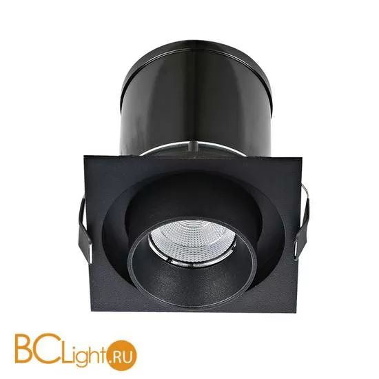 Встраиваемый спот (точечный светильник) Donolux DL18621/01SQ Black Dim
