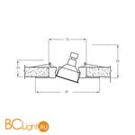 Встраиваемый светильник Donolux SA1525/NM - Схема