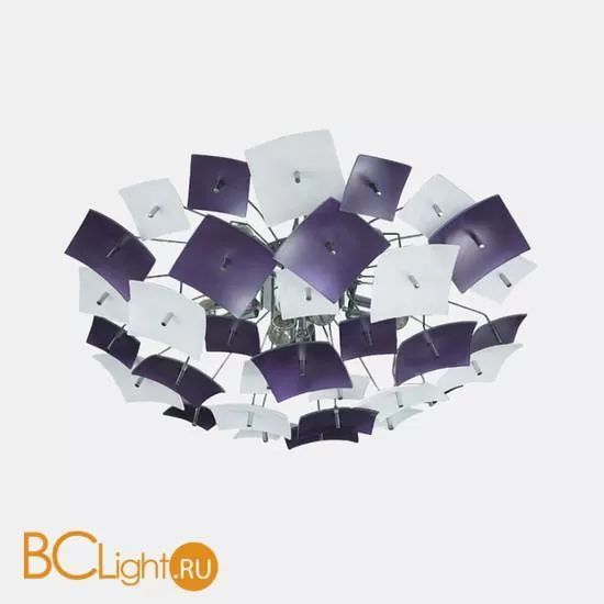 Потолочный светильник Donolux C110234/7+violet/white glass