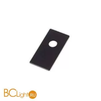 Боковая заглушка для встраиваемого шинопровода Donolux SPACE-Track system DLT2500InB, черная, с отверстием