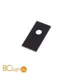 Боковая заглушка для встраиваемого шинопровода Donolux SPACE-Track system DLT2500InB, черная, с отверстием