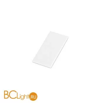 Боковая заглушка для встраиваемого шинопровода Donolux SPACE-Track system DLT2500InW, белая, без отверстия