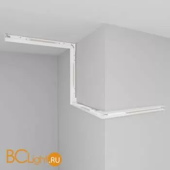 L-образный угол-соединитель для подвесного/накладного/встраиваемого шинопровода Donolux SPACE-Track system L corner CW - Фото 0