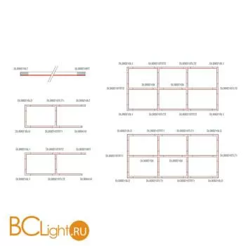 Трёхфазный шинопровод встраиваемый Donolux DL0101103 3м белый - Фото 1