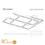 Трёхфазный шинопровод встраиваемый Donolux DL0101103 3м белый - Фото 2