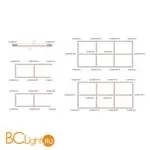 Трёхфазный шинопровод встраиваемый Donolux DL0101103 3м белый - Фото 1