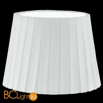 Плиссированный абажур белого цвета Eglo 1+1 Vintage 49403