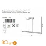 Подвесной светильник Eglo Aina 90781 - Схема
