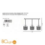 Подвесной светильник Eglo Albaredo 92818 - Схема