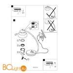 Настольная лампа Eglo Aleandro 91755 - Схема