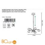Люстра Eglo Aleandro 91753 - Схема