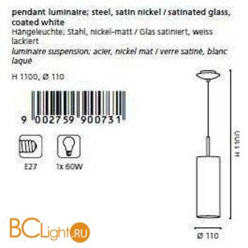 Подвесной светильник Eglo Almera 1 90073 - Схема