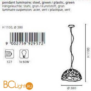 Подвесной светильник Eglo Anzino 92957 - Схема