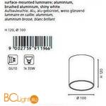 Спот (точечный светильник) Eglo Bantry 91196 - Схема