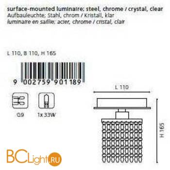 Спот (точечный светильник) Eglo Bantry 90118 - Схема