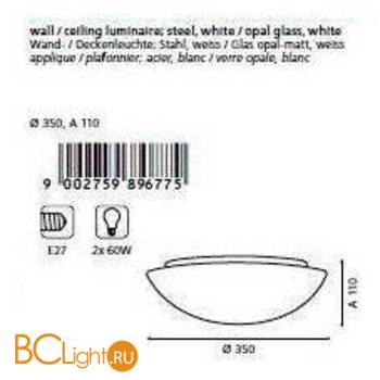 Настенно-потолочный светильник Eglo Bari1 89677 - Схема