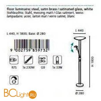 Торшер Eglo Baya 85973 - Схема