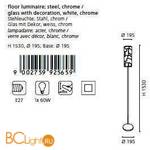 Торшер Eglo Bayman 92565 - Схема