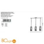 Подвесной светильник Eglo Bayman 92563 - Схема