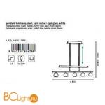 Подвесной светильник Eglo Betta 89478 - Схема
