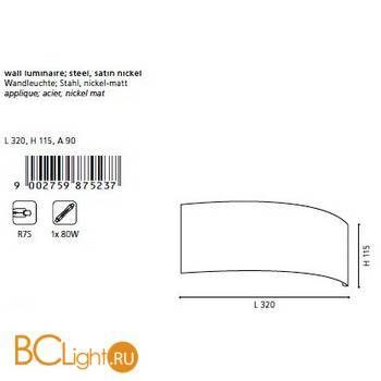 Бра Eglo Bia 87523 - Схема