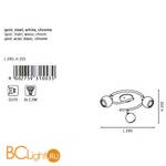 Спот (точечный светильник) Eglo Bimeda 31003 - Схема