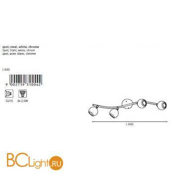 Спот (точечный светильник) Eglo Bimeda 31004 - Схема