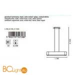 Подвесной светильник Eglo Bodio 92728 - Схема