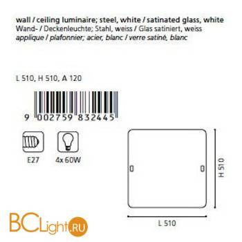 Потолочный светильник Eglo Borgo 83244 - Схема