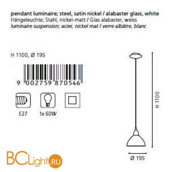 Подвесной светильник Eglo Brenda 87054 - Схема
