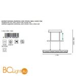 Подвесной светильник Eglo Cardito 90928 - Схема