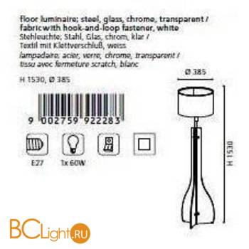 Торшер Eglo Casale 92228 - Схема