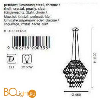 Подвесной светильник Eglo Chipsy 90033 - Схема