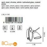Спот (точечный светильник) Eglo Ciotti 91783 - Схема