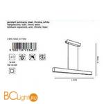 Подвесной светильник Eglo Collada 93348 - Схема