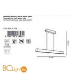 Подвесной светильник Eglo Collada 93349 - Схема