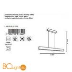 Подвесной светильник Eglo Collada 93344 - Схема