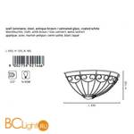 Бра Eglo Colti 92144 - Схема