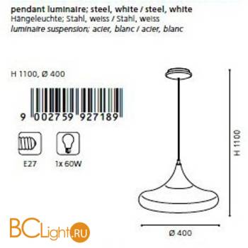 Подвесной светильник Eglo Coretto 92718 - Схема