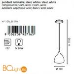 Подвесной светильник Eglo Coretto 92716 - Схема