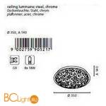 Потолочный светильник Eglo Cromer 90521 - Схема