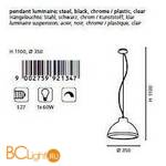 Подвесной светильник Eglo Debed 92134 - Схема